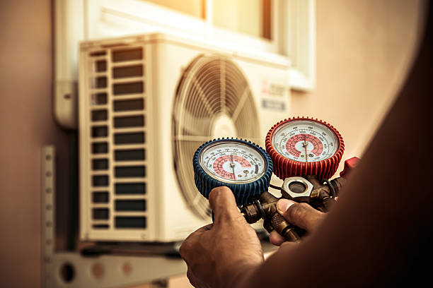 Professional Hvac technician working in Liberty, IN